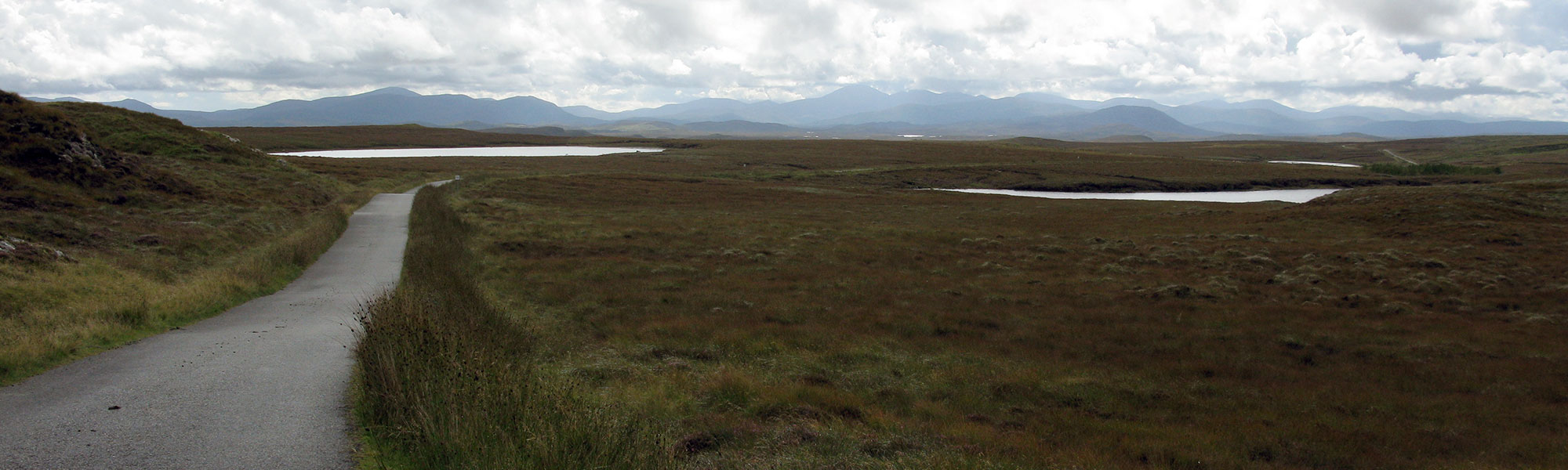A road on the Isle of Lewis, Scotland